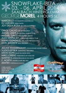 Bei der "Snowflake Ibiza" wird der Sound von Ibiza nach Saalbach-Hinterglemm gebracht...