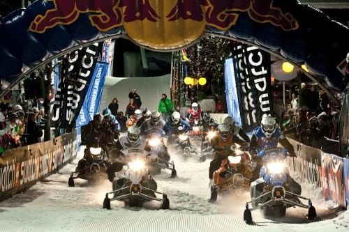 Snow Mobile Rennen